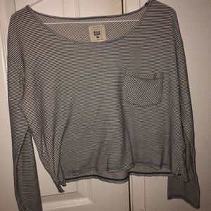 Billabong striped crop top